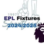 EPL Fixtures 2024/2025