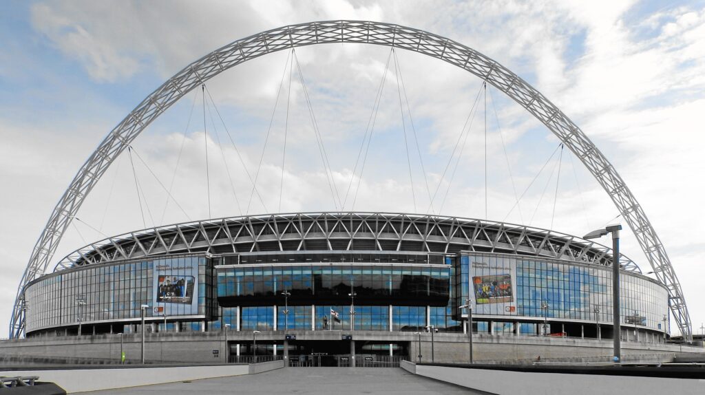 The New Wembley and branded as Wembley Stadium